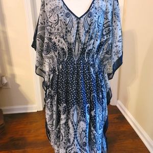 Speed Control 3x dress. Navy blue and white. EUC